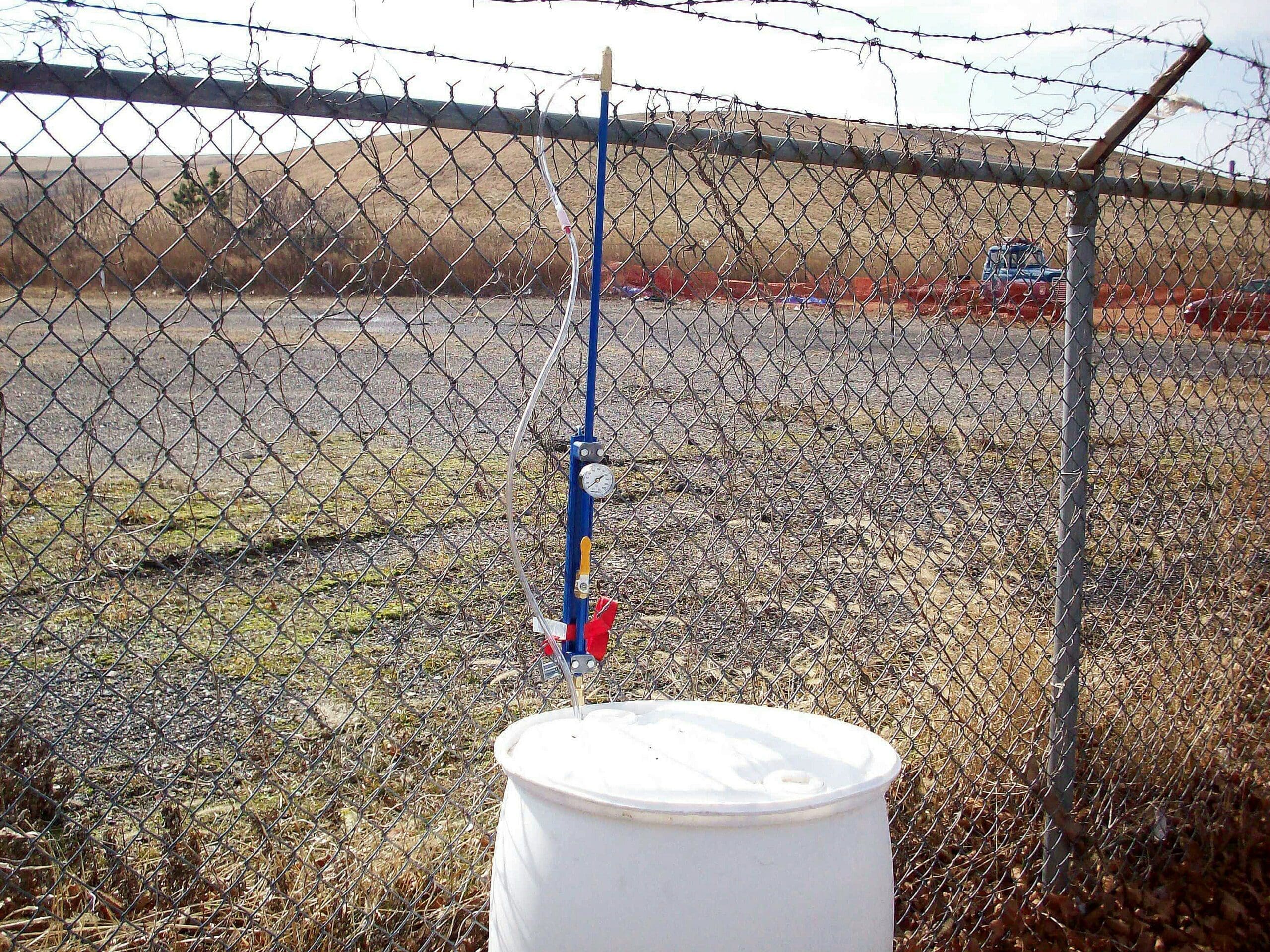 A Fence With Barb Wire